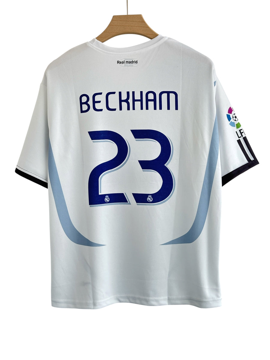 Beckham-23 Real Madrid 2006/07 Five sleeve – JERSEY VAULT