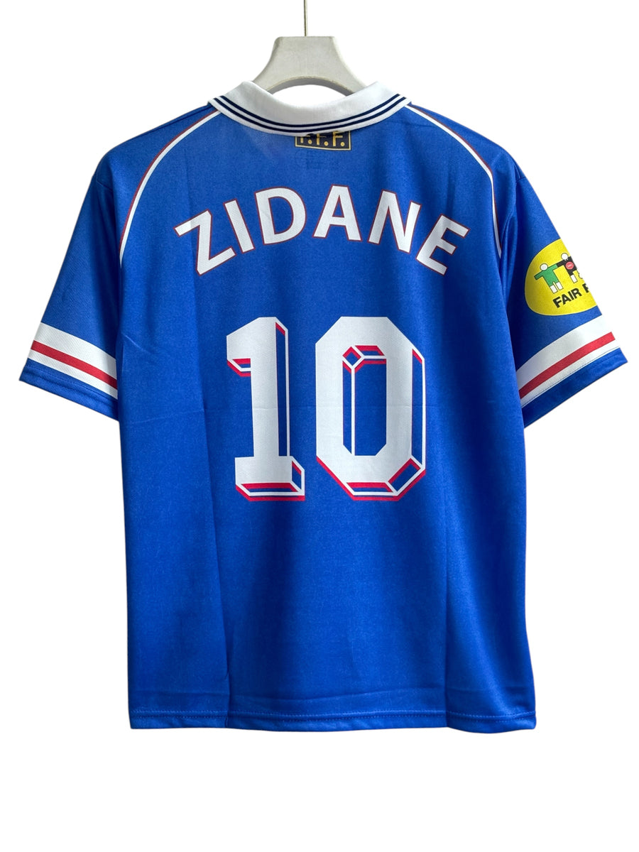 Zidane-10 France 1996/97 five sleeve with collar – JERSEY VAULT