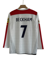 Beckham-7 England 2006/07 Full sleeve