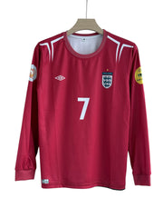 Beckham-7 England 2002/04 Long sleeve