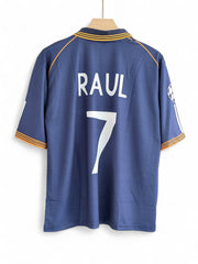 Raul-7 Real Madrid 1998/99 Third kit Five sleeve with Collar