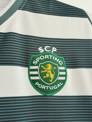 Ronaldo-28 Sporting 2001/03 Five sleeve with embroidery