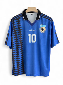 Mardona-10 Argentina 1994 away Five sleeve with Collar