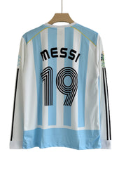 Messi -19 Argentina 2006/07 Full sleeve with Embroidery