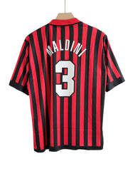 Maldini-03 Ac Milan 1999/00 Five sleeve with Collar