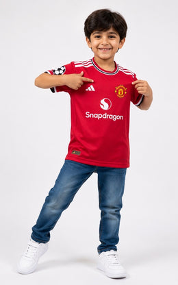 Cunha-10 Manchester United kids jersey new season