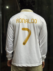 Ronaldo -7 Real madrid 2011/12 Full sleeve, Collar
