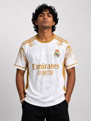 Ronaldo-07 Real Madrid special edition gold embroidery