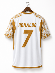 Ronaldo-07 Real Madrid special edition gold embroidery