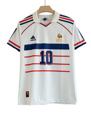 Zidane Normal Sleeve  FRANCE 1998 WORLD CUP AWAY
