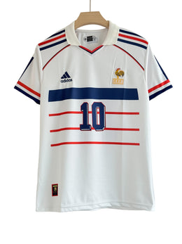 Zidane Normal Sleeve  FRANCE 1998 WORLD CUP AWAY