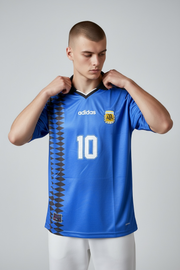 Messi-10 Argentina 1994 Away embroidery