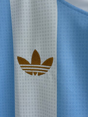Messi-10 Argentina Anniversary special edition V neck with embroidery