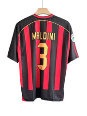 Maldini-03 Ac Milan 2006/07  Five sleeve with embroidery