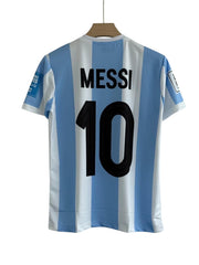 Messi-10 Argentina Anniversary special edition V neck with embroidery