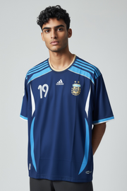 Messi-19 Argentina 2006/07 Five sleeve