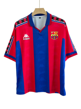 Ronaldo-09 Barcelona 1995/97 Home Five sleeve with Collar