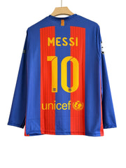 Messi-10 Barcelona 2016 Retro full sleeve