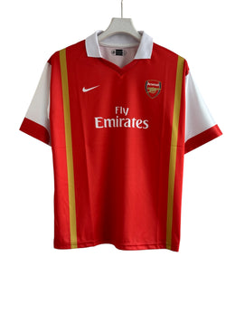 Bergkamp-10 Arsenal Five sleeve collar 2006/08 Retro