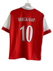 Bergkamp-10 Arsenal Five sleeve collar 2006/08 Retro