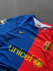 Messi-19 FC Barcelona 2008-09 Normal sleeve with embroidery logos, premium quality