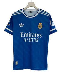 Bellingham-05 Real Madrid 2025/26 Third Kit normal sleeve with embroidery logos