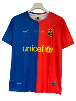 Messi-19 FC Barcelona 2008-09 Normal sleeve with embroidery logos, premium quality