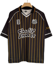 Neymar-10 santos special edition  Five sleeve with collar and embroidery