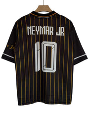 Neymar-10 santos special edition  Five sleeve with collar and embroidery