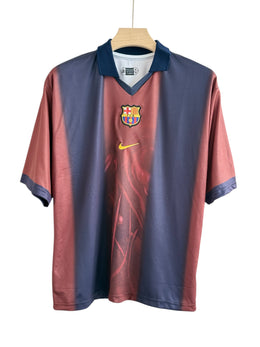 Barcelona x Travis Scott five sleeve with collar and embroidery