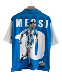 Argentina special Messi fan edition ,Five sleeve collar with Embroidery