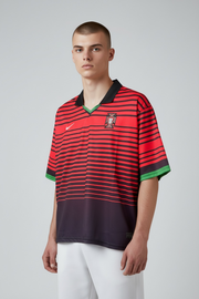 Ronaldo-07 Portugal 2014/15 Five sleeve collar with Embroidery