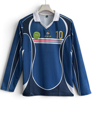 ZIdane -10 France special retro full sleeve with collar