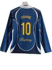 ZIdane -10 France special retro full sleeve with collar