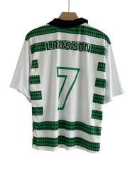 Larsson- Celtic FC 1997/98 Five sleeve with collar