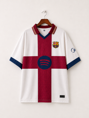 Lamine yemal-10 Fc Barcelona 4th kit five sleeve collar embroiudery