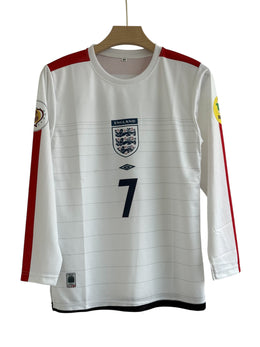 Beckham-7 England 2006/07 Full sleeve