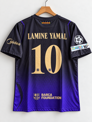 lamine yemal-10 FC barrcelona 2026/27 new season five sleeve with embroidery logo