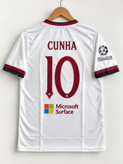 Cunha-10 Manchester united 26/27 season away jersey with premium embrodiery logo