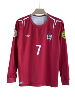 Beckham-7 England 2002/04 Long sleeve