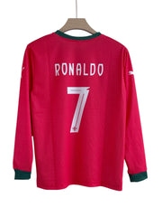 Ronaldo-7 Portugal - 2025 home long sleeve