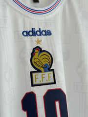 Zidane-10 France 1996 Five sleeve with Embroidery
