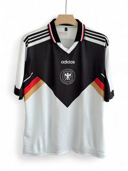 Ballack-13 Germany 1990 Home Five sleeve with Collar