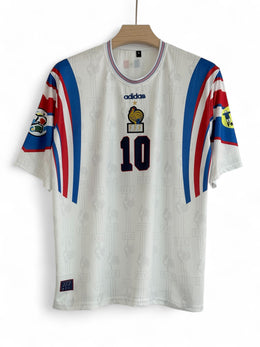 Zidane-10 France 1996 Five sleeve with Embroidery