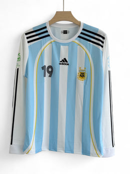 Messi -19 Argentina 2006/07 Full sleeve with Embroidery