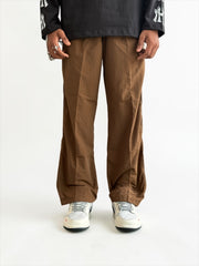 Premium straight-fit track pants for a clean, modern look. A2 full brown